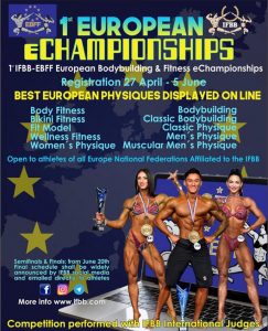 1-Й ЕВРОПЕЙСКИЙ ОНЛАЙН-ЧЕМПИОНАТ IFBB